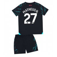 Dres Manchester City Matheus Nunes #27 Tretina pre deti 2023-24 Krátky Rukáv (+ trenírky)